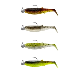 Savage Gear Cannibal Shad 8cm 5g+7,5g 2/0 clearwat